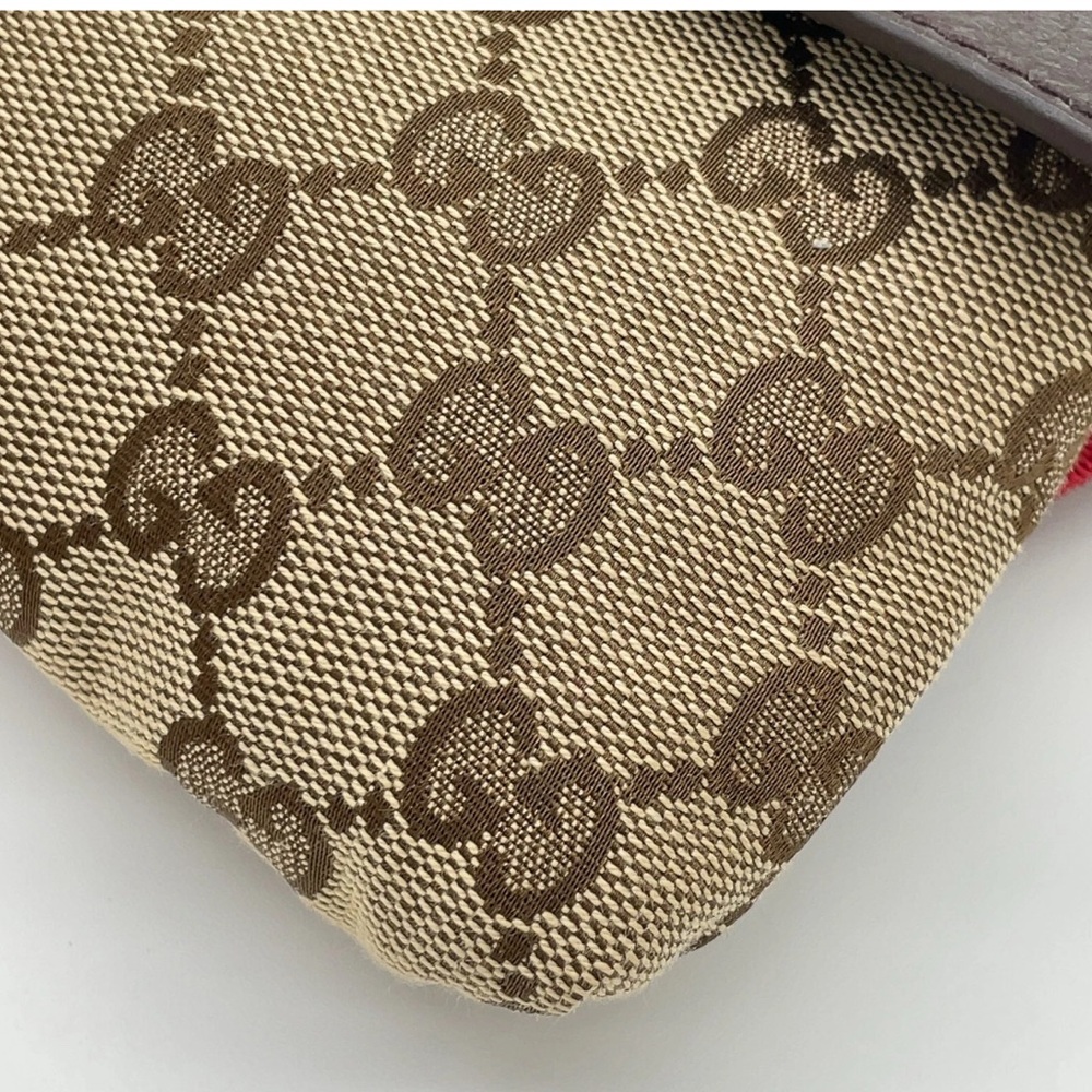 AUTHENTIC Gucci GG Canvas SHERRY LINE Sling Bag W/Dustabg - Picture 12 of 17